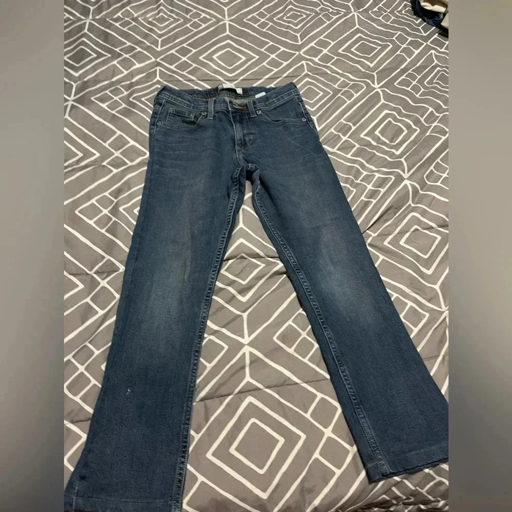 Lee slim size 12 retro jeans. Very unique look.